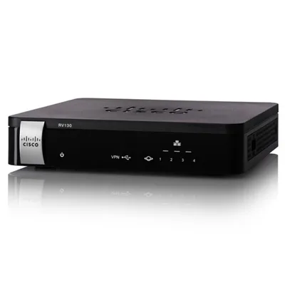 Produktbild von Cisco RV130, Ethernet-WAN, Gigabit Ethernet, Schwarz
