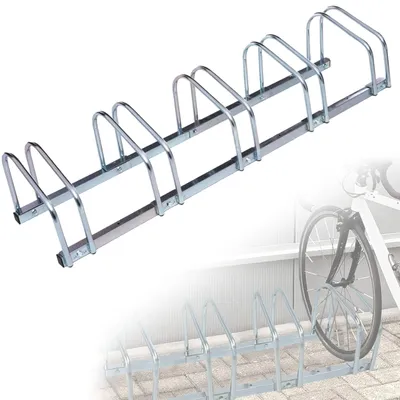 Produktbild von KRAFT&DELE | Fahrradständer, 5 Ständer, für Fahrräder, Fahrradbügel, Aufstellständer, Mehrfachständer