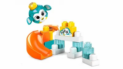 Image de jeu de construction Pinguïn glijbaan14 pièces