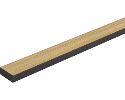 Obrázek produktu pro Stěnová lišta dub dýha 2400 x 25 x 10 mm