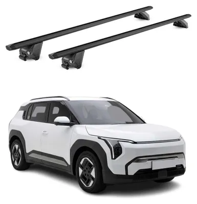 Imagen del producto de Soportes básicos para portaequipajes para Kia EV3 2024-2026, capacidad de 100 kg, aluminio, color , 2 piezas, Imagen generada por IA