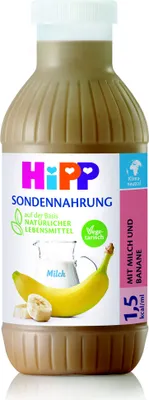 Produktbild von Hipp Sondennah Milch+banan, 500 ml FLU