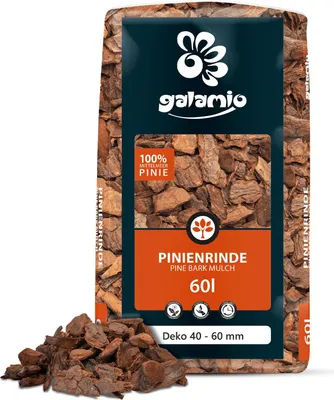 Produktbild von Galamio Rindenmulch Pinie Deko 40-60 mm 60l