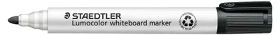 Image de Marqueur pour tableau blanc STAEDTLER® Lumocolor, pointe ogive, largeur de trait 2 mm, non permanent/effaçable à sec, rechargeable, noir