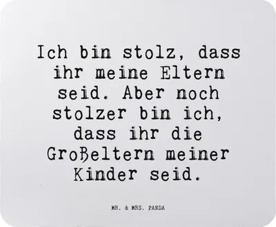 Produktbild von Mr. & Mrs. Panda Mauspad Ich bin stolz, dass... - Aquarellblau - Geschenk, Großeltern, pc mousepad, Mouse Pad, Sprüche, laptop, Oma Opa, Geburt, Enkel, stolz