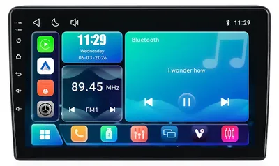 Produktbild von Nachrüst-Radio 9 Zoll für Fiat Ducato Peugeot Boxer Citroen Jumper 2006-2020 mit CarPlay & Android wireless USB Auto Navi Bluetooth 5.1 RDS