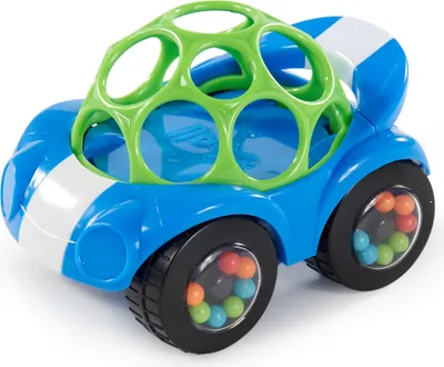 Produktbild von Bright Starts, Oball, Spielzeugauto mit Rassel, Grün-Blau