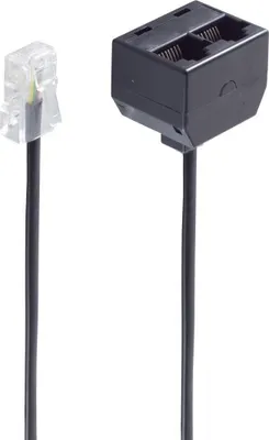 Produktbild von shiverpeaks BS71233, 0,1 m, RJ-45, 2 x RJ-45, Schwarz, Männlich, Weiblich