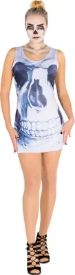 Produktbild von dressforfun® Frauenkostüm y Totenkopf