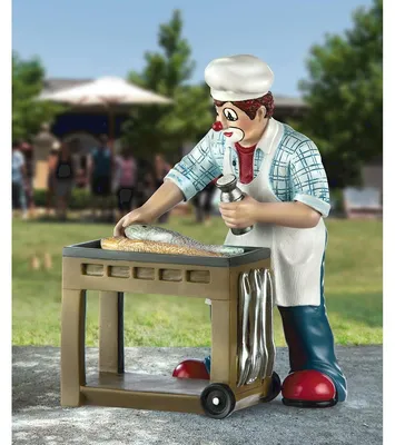 Zdjęcie produktu dla Gilde Clown, "Grillprofi", Kunstharz, mehrfarbig, VE 1, L. 8 cm, B. 11 cm, H. 15 cm 35408 4063387354087