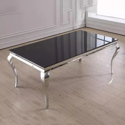 Produktbild von Grauer Esstisch Rechteckiger Esszimmer Tisch Luxus Holztische Tische
