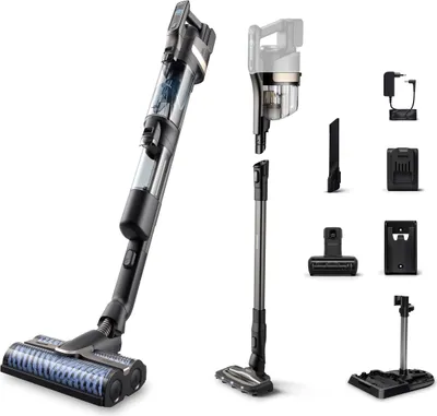 Produktbild von Philips AquaTrio Cordless 9000 Series 3-in-1 Nass-Trocken-Sauger – Kabellos Akku Staubsauger - XW9383/01, Schwarz