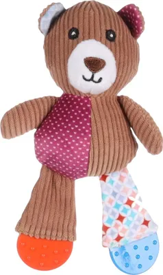 Image de Jouet pour chien Flamingo « Nilak l'ours » en TPR marron clair