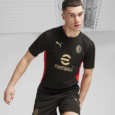 Produktbild von Puma Ac Milan Training Kurzarm-t-shirt Schwarz S Schwarz S