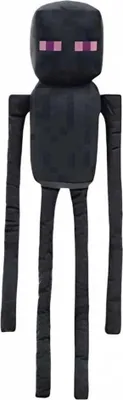 Image de Play By Play Enderman Minecraft Série 7 20 cm Ours en peluche Noir  Noir Taille unique