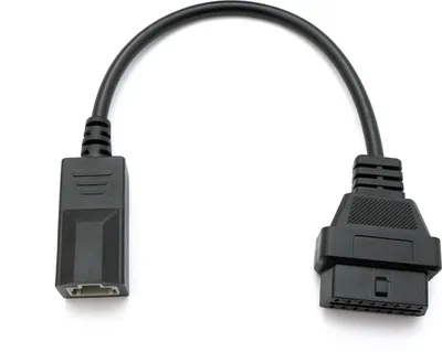 Produktbild von OBD Kabel 30 cm OBD 2 Buchse für Honda 3pin in Schwarz für Auto Diagnose