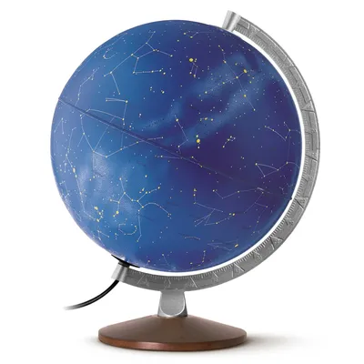 Obrázek produktu pro Räthgloben souhvězdí osvětlený globus 30cm D, 39cm V, dvojitý obraz