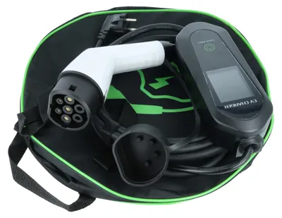 Produktbild von vhbw Typ 2 Ladekabel 3,5 kW 16 A 1-phasig 5 m für E-Auto - Kabel für Wallbox & Haushaltssteckdose Typ F CEE 7/7