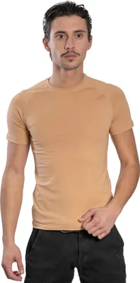 Produktbild von Herren T-Shirt Baumwolle Stretch – Slim Fit Raglan Kurzarm, Rundhals, S–XXL