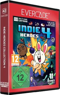 Produktbild von Blaze Evercade Indie Heroes Collection 4 Cartridge