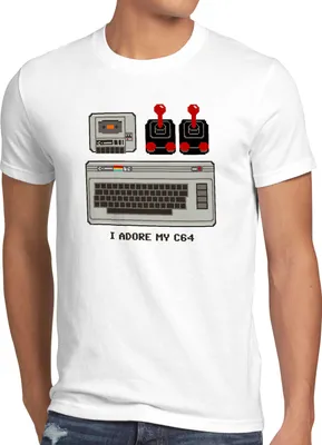 Produktbild von style3 I Adore My C64 Herren T-Shirt heimcomputer classic