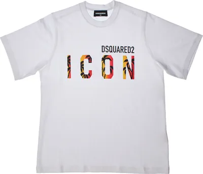 Immagine prodotto di Maglietta Dsquared2 Icon DQ1710D0-0MMDQ a manica corta con taglio sciancrato