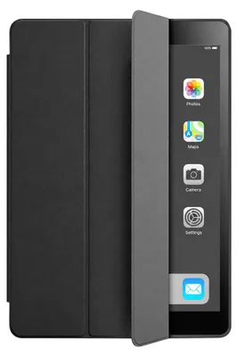 Image de Eiger, coque folio magnétique pour iPad 10 / 11, avec support pour stylet, noire