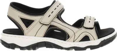 Image de Rieker 68866-60 - Rieker Trekking Sandal Beige Rieker Farbe : beige, Größe : 39,