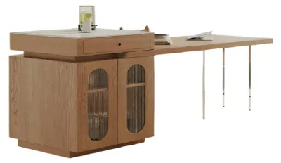 Produktbild von Moderner Holz Esstisch Braun Design Esszimmer Stilvoll Tisch