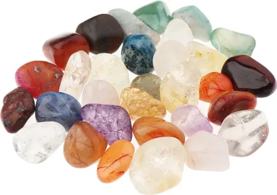 Produktbild von NKlaus 100g Trommelsteine Multi Mix 15 - 20 mm Heilsteine Edelsteine Schmuckstein Deko 14700
