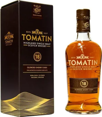 Immagine prodotto di Tomatin 18 Year Oloroso Sherry Cask Highland Single Malt Scotch Whisky | 46 % vol | 0,7 l