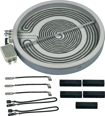 Produktbild von Strahlheizkörper Zweikreis Glaskeramikkochfeld 2100/700W Ø230/170mm Whirlpool Bauknecht 481231018895 Heizkörper passend für Privileg Ignis Ikea ekvh ekah ekv eks etih akm