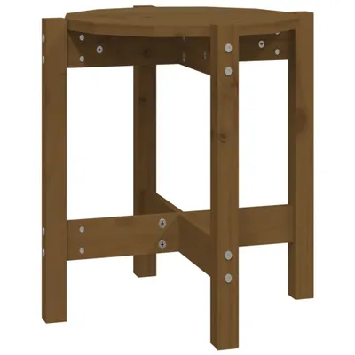 Produktbild von vidaXL Couchtisch Honigbraun Ø 42,5x45 cm Massivholz Kiefer