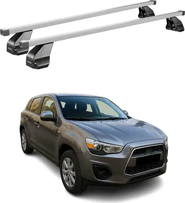 Produktbild von Menabo Dachträger für Mitsubishi Outlander Sport 2010-2015 75kg Stahl Silber 2x
