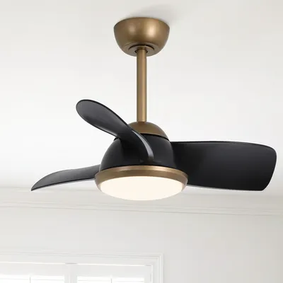 Produktbild von Parrot Uncle 76.2cm Deckenventilator mit LED Licht, dimmbar, 3 Farbtemperaturen, DC-Motor, 6 Geschwindigkeiten, Sommer-/Winterbetrieb, Timer & Memory