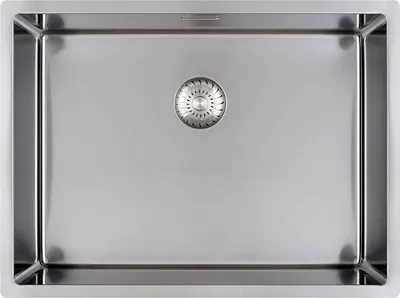 Produktbild von Solido 3D-Spüle CAPP45R10 Edelstahl Spülbecken - Integral-Siebkorbüberlaufventil - 490x440mm