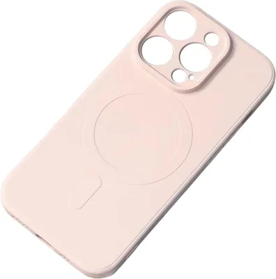 Produktbild von HQWear Silikonhülle für iPhone 15 Plus, MagSafe kompatibel, Pink