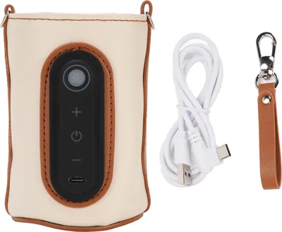 Produktbild von Babyflaschenwärmer, konstante Temperatur, Digitalanzeige, USB-betrieben, tragbare Milchhülle für Reisen, Auto, Outdoor