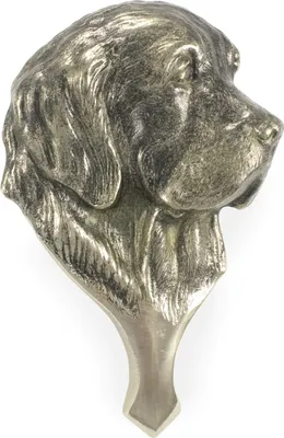 Produktbild von Golden Retriever - Türklopfer in Form eines Hundekopfes, Messing-Türklopfer, Retro-Dekoration an der Tür der Marke Art-Dog