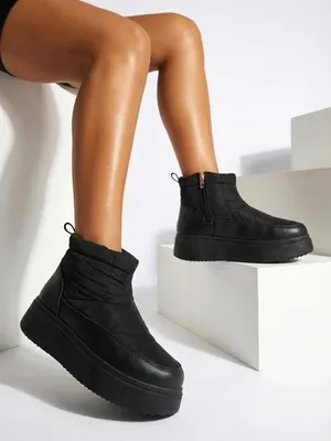 Produktbild von Royalfashion Damen Schlupf-Schneestiefel in schwarz Armeda, Größe 37