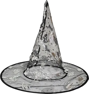 Produktbild von Hexenhut - Hexenkappe - Halloween - Party - Karnevalskostüm - Cosplay - Schwarz