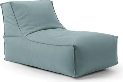 Produktbild von mokebo® Outdoor Sitzsack für Kinder & Erwachsene 'Der Sundowner', Bean Bag mit Füllung oder Bodenkissen für Indoor & Outdoor, auch als Liegekissen, Relaxliege oder Liege in Himmelgrau