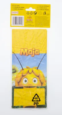 Produktbild von Biene Maja Party-Tüte Papier inkl. Sticker, 10 Stk.