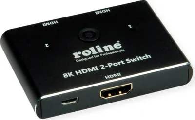 Produktbild von ROLINE 8K HDMI Switch, 2-fach