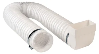 Produktbild von Flachkanal 110x54mm auf Ø 100mm Adapter Umlenkstück 50cm Flexschlauch