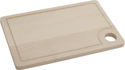 Obrázok produktu pre Doska Na Krájanie S Očkom, Obdĺžniková, Zaoblené Hrany, Veľká, 45 Cm