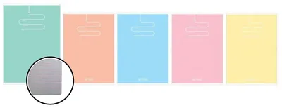 Zdjęcie produktu dla Zeszyt A5 32k linia podwójna dwukolorowa Color Blocking pastel Herlitz