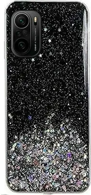 Produktbild von Wozinsky Star Glitter Silikonhülle für Xiaomi Mi 11 - Schwarz KP8819