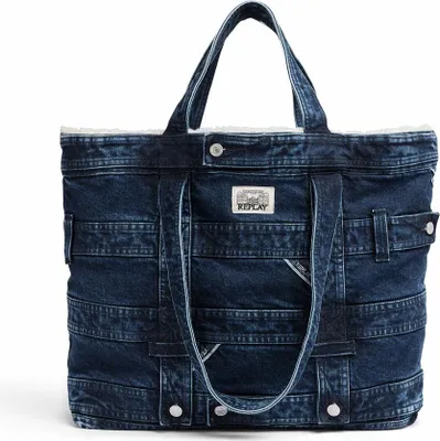 Immagine prodotto di REPLAY borsa shopper borsa a tracolla Denim Shopper Blu Denim