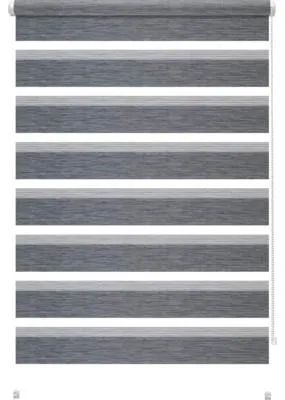 Obrázek produktu pro Mini roleta den a noc s řetízkovým ovládáním černá 60 x 150 cm